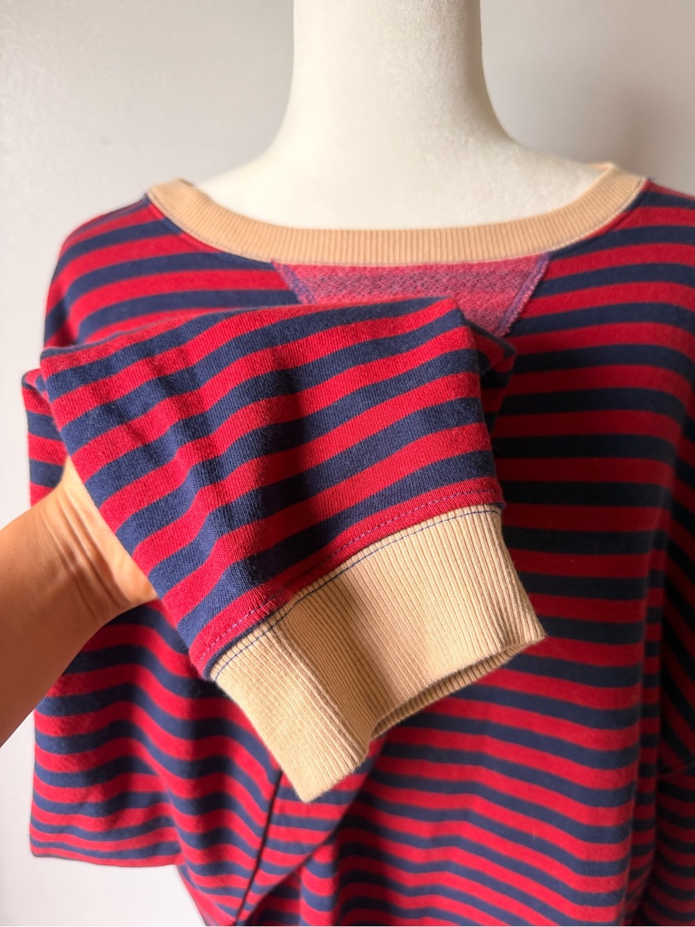 We The Free Classic Striped Oversized Crewneck - Picture 11 of 12